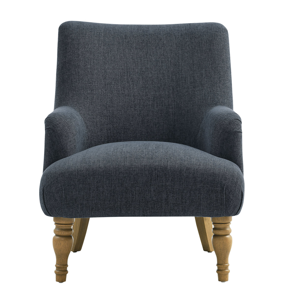 Ellington Fabric Upholstered Accent Armchair - Slate Blue