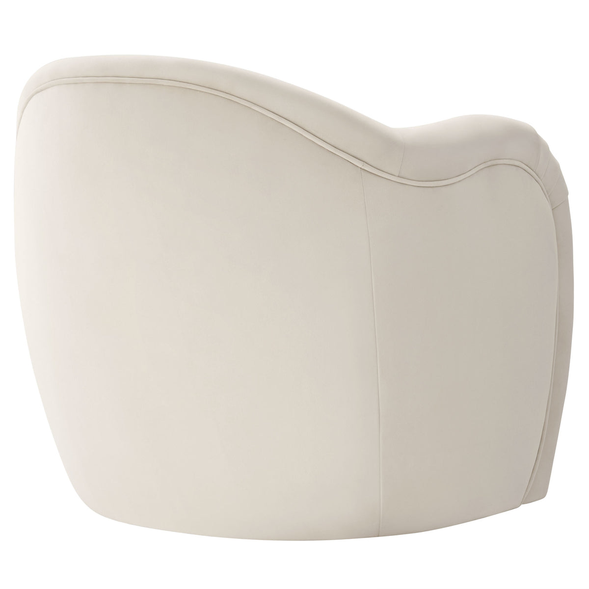 Compose Performance Velvet Accent Chair - Alabaster