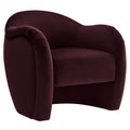 Compose Performance Velvet Accent Chair - Mulberry