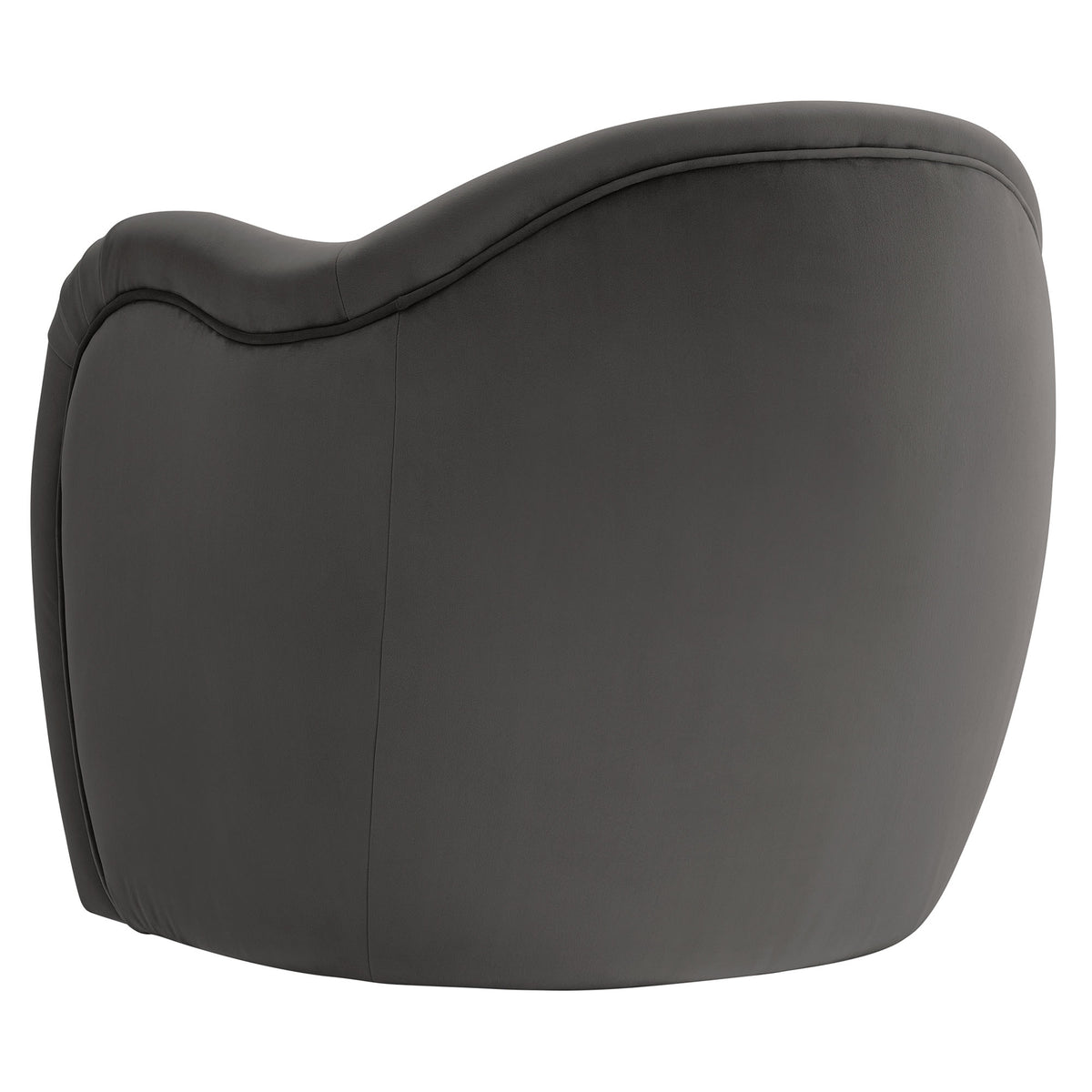 Compose Performance Velvet Accent Chair - Storm Gray