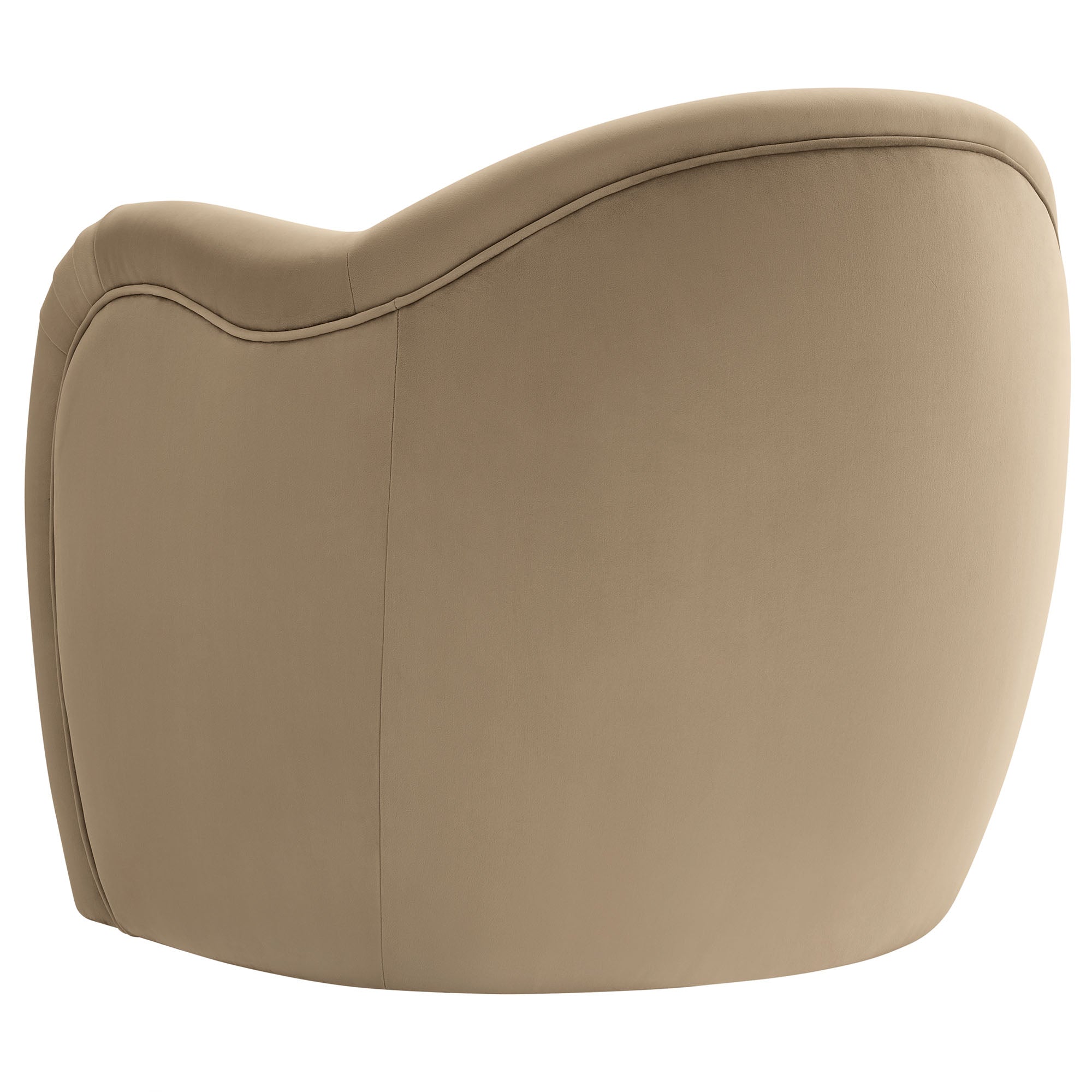 Compose Performance Velvet Accent Chair - Taupe