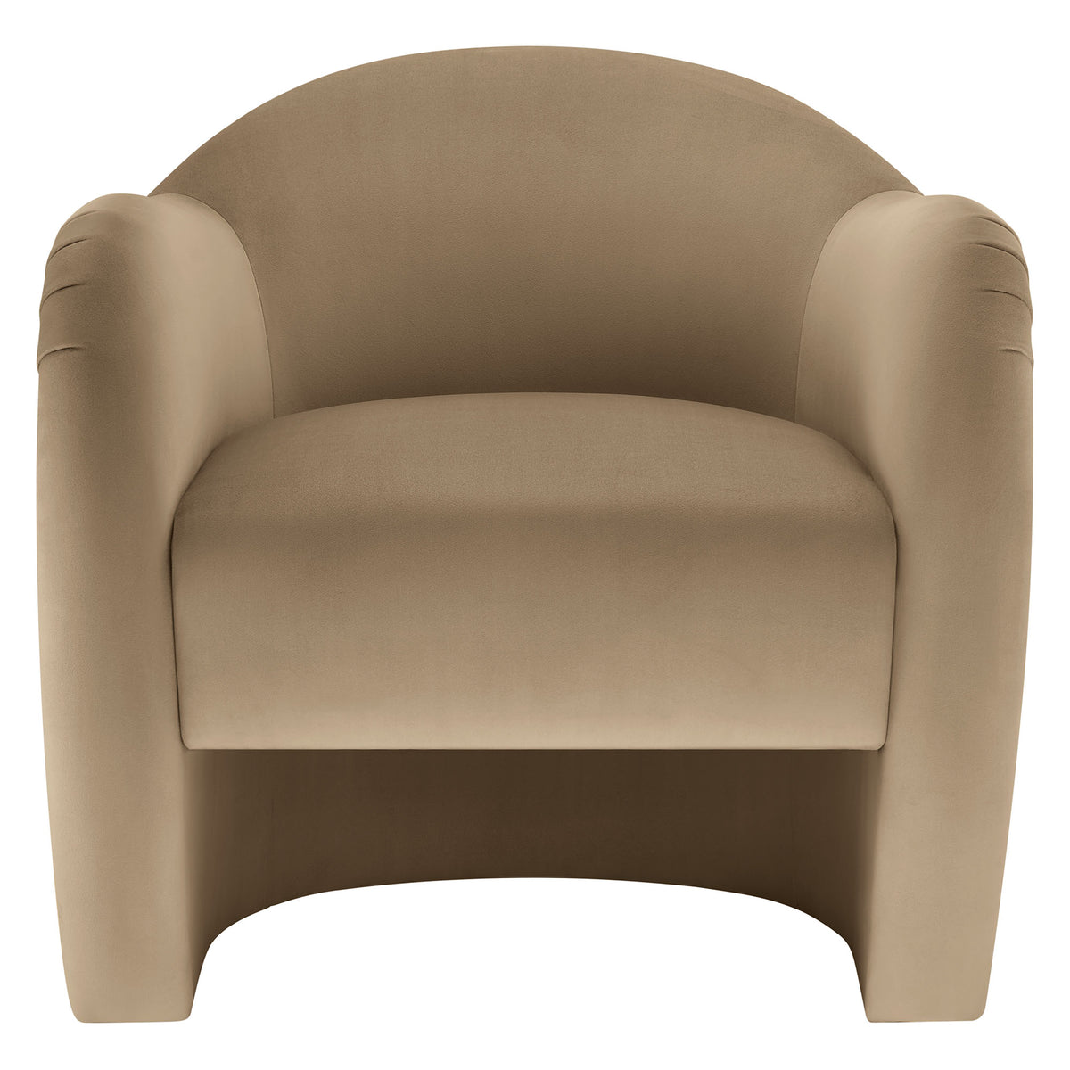 Compose Performance Velvet Accent Chair - Taupe