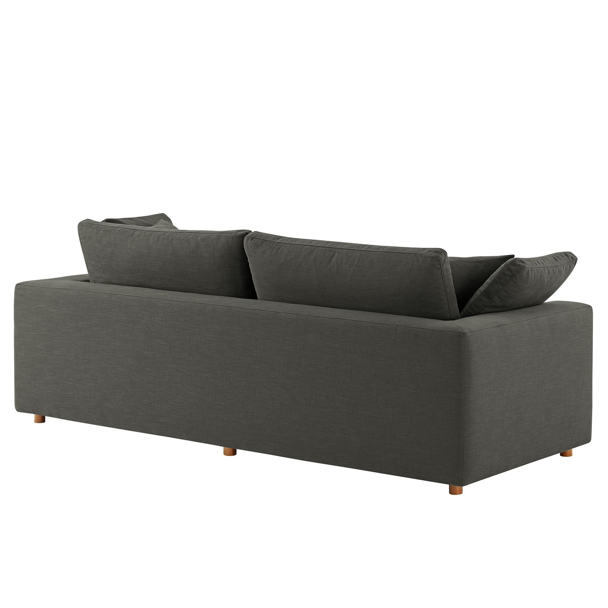Commix Down Filled Overstuffed Sleeper Sofa - Gray