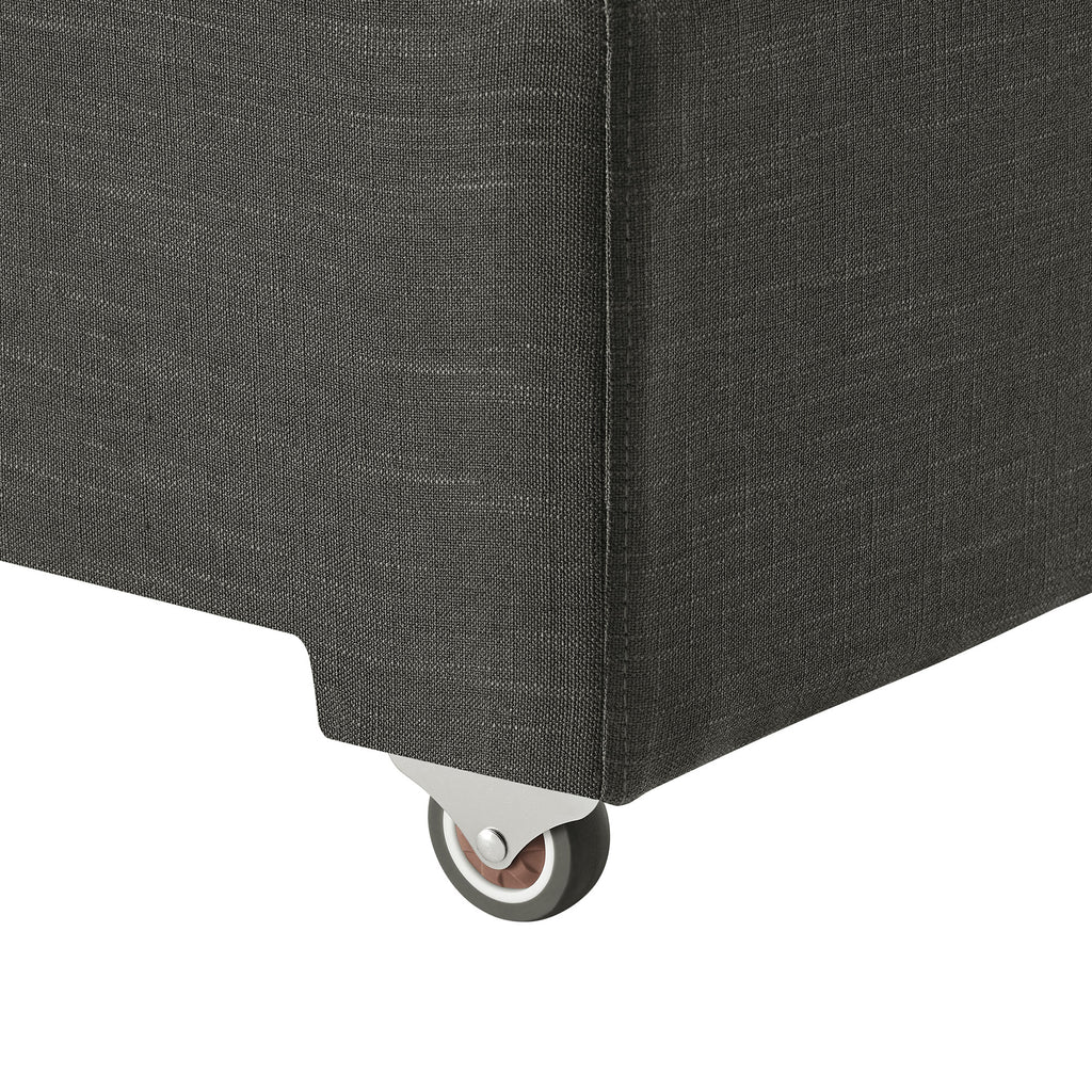 Commix Down Filled Overstuffed Sleeper Sofa - Gray