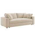 Commix Down Filled Overstuffed Sleeper Sofa - Light Beige