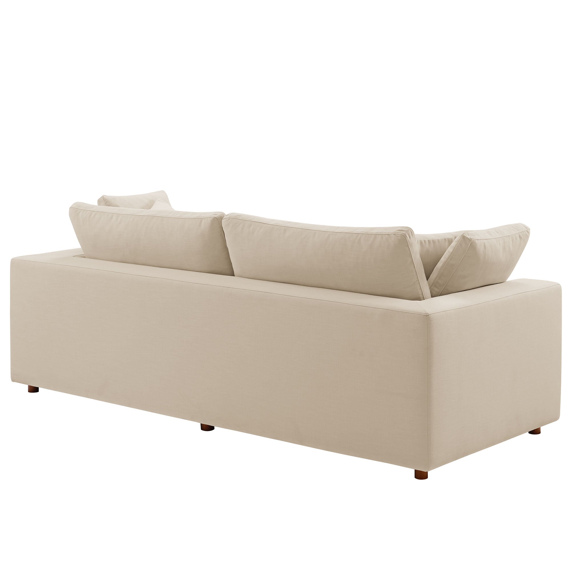 Commix Down Filled Overstuffed Sleeper Sofa - Light Beige
