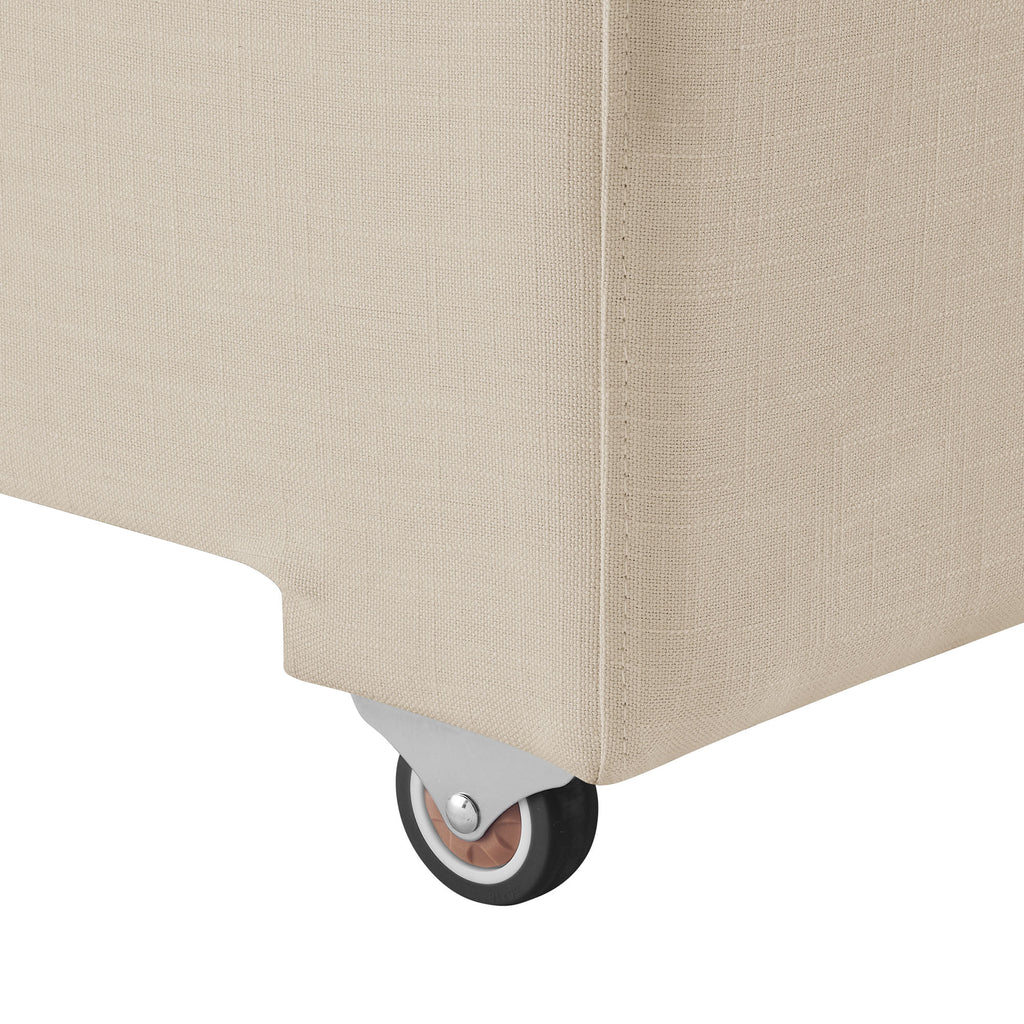 Commix Down Filled Overstuffed Sleeper Sofa - Light Beige