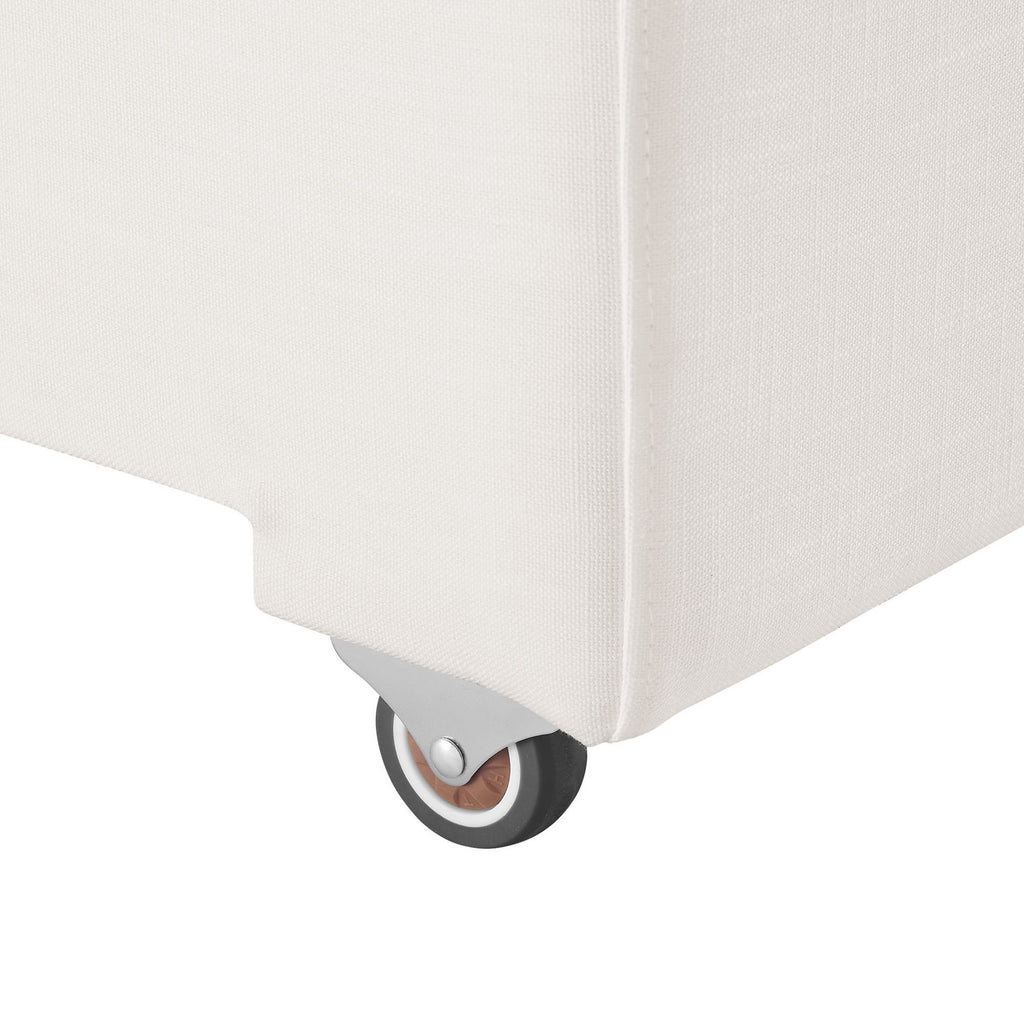 Commix Down Filled Overstuffed Sleeper Sofa - Pure White