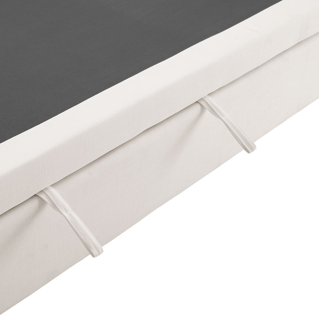 Commix Down Filled Overstuffed Sleeper Sofa - Pure White