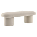 Orla Performance Velvet Bench - Almond
