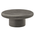 Argos Indoor - Outdoor Patio Concrete Round Coffee Table - Gray