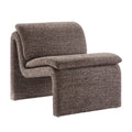 Lume Boucle Upholstered Armless Accent Chair - Antique