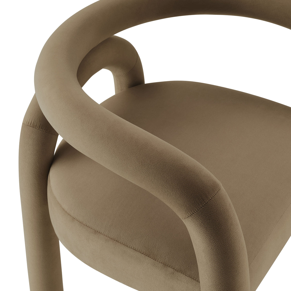 Astrid Performance Velvet Dining Chair - Camel