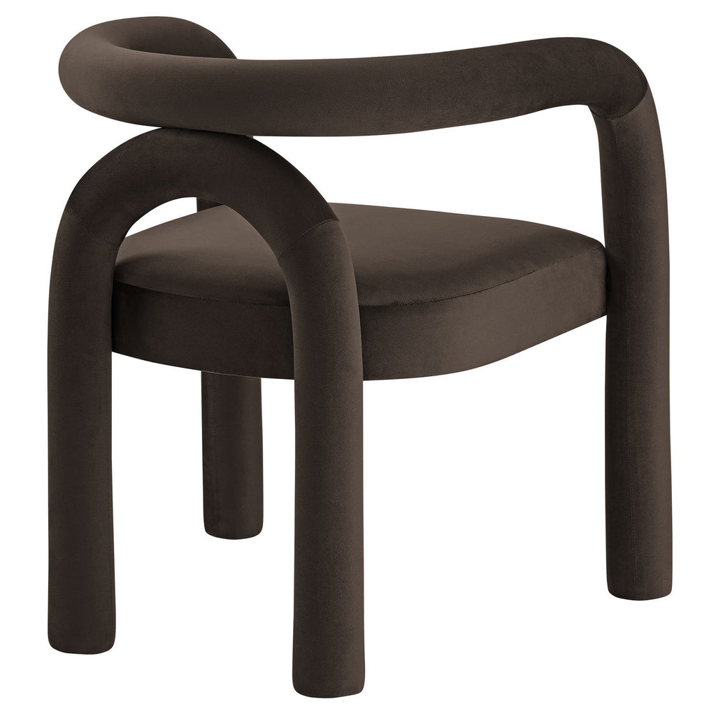 Astrid Performance Velvet Dining Chair - Cocoa