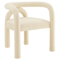 Astrid Performance Velvet Dining Chair - Porcelain