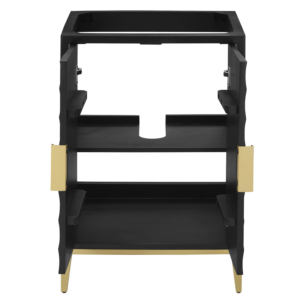 Beau 24" Bathroom Vanity Cabinet (Sink Basin Not Included) - Black