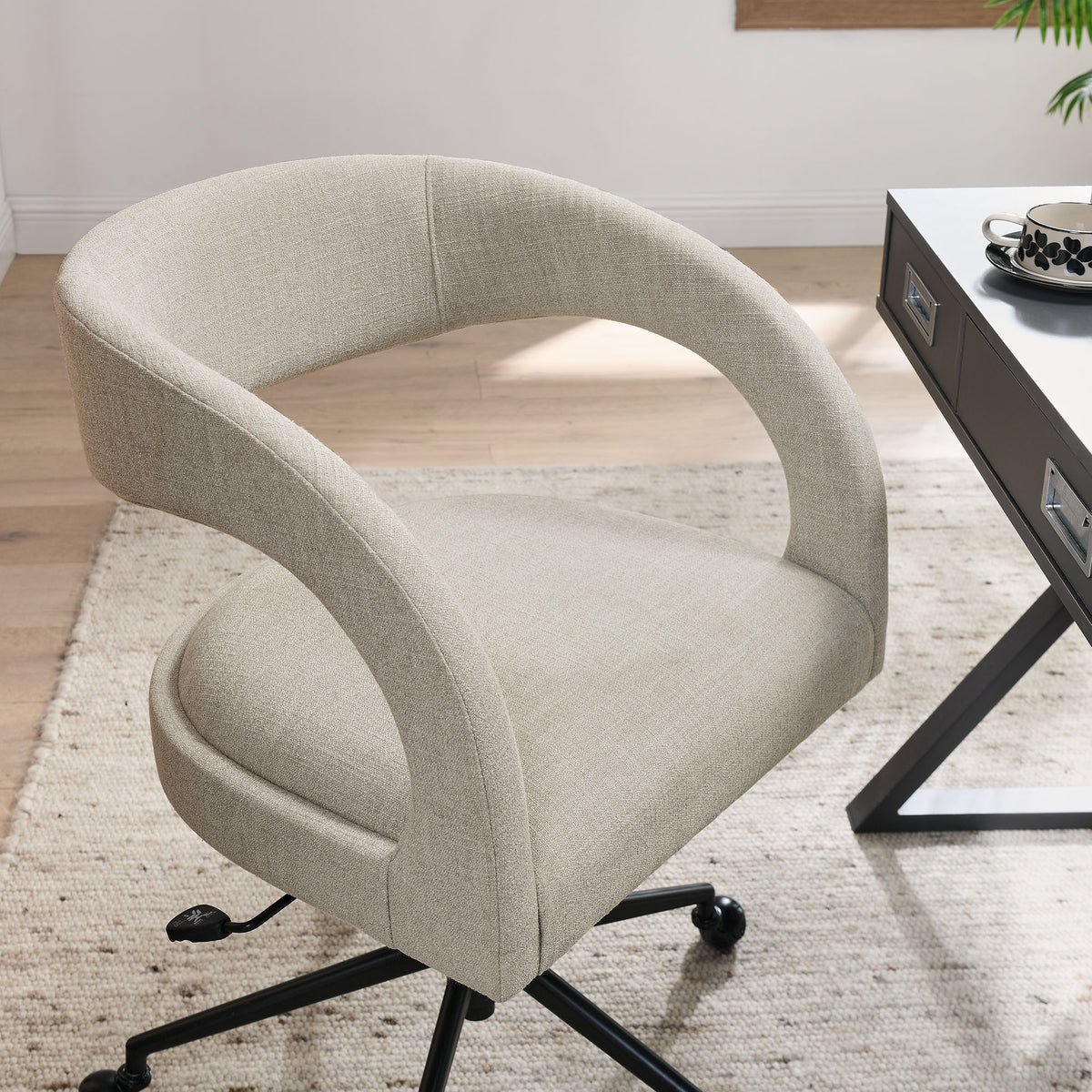 Pinnacle Upholstered Office Chair - Linen