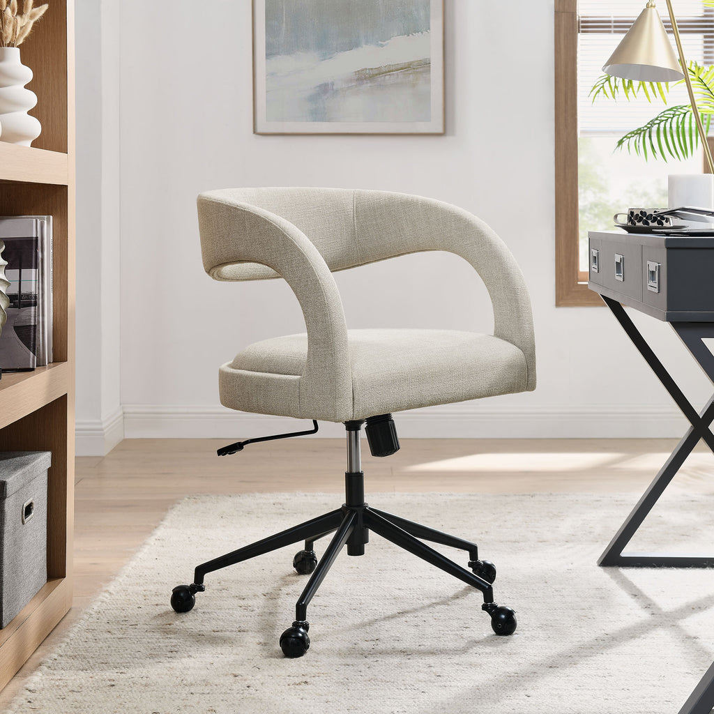 Pinnacle Upholstered Office Chair - Linen