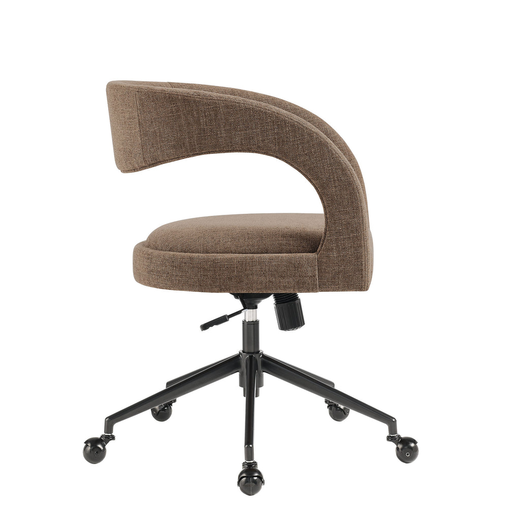 Pinnacle Upholstered Office Chair - Mocha