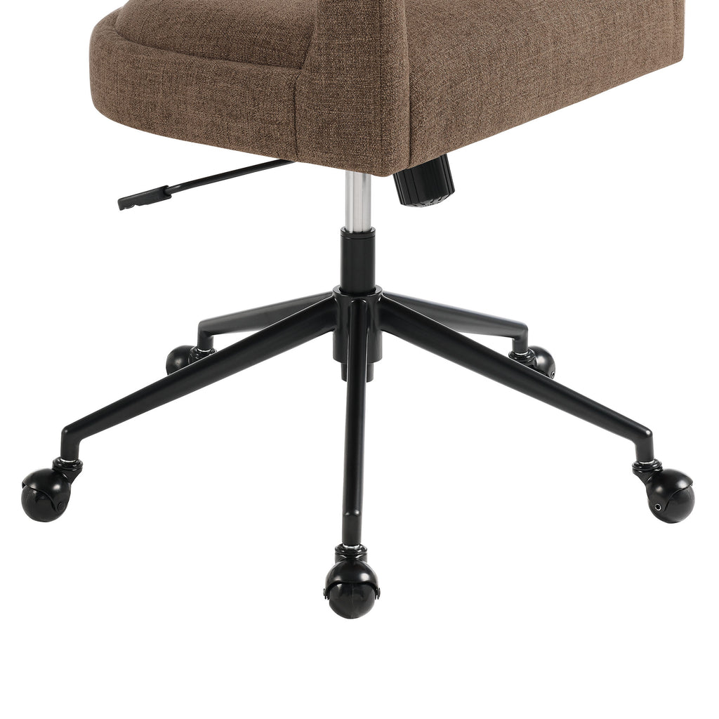 Pinnacle Upholstered Office Chair - Mocha