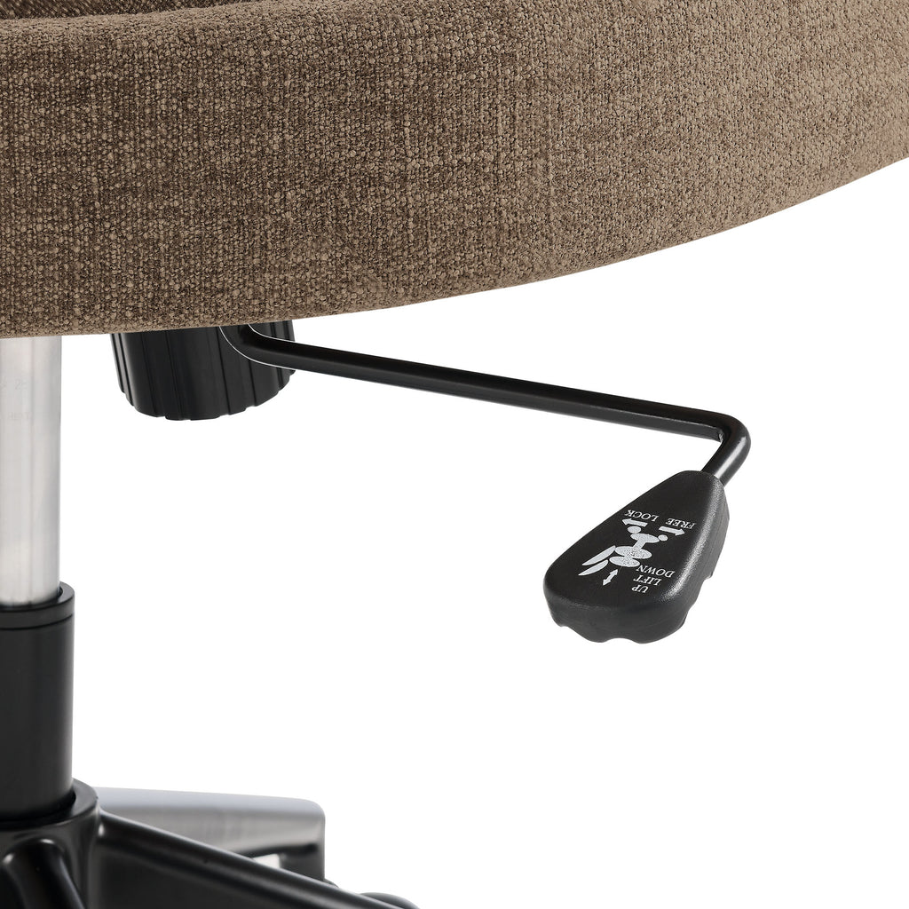 Pinnacle Upholstered Office Chair - Mocha
