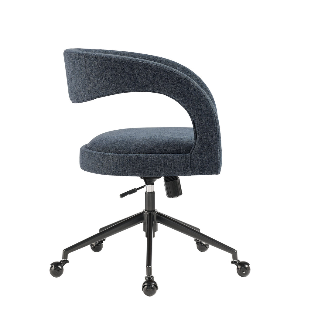 Pinnacle Upholstered Office Chair - Slate Blue