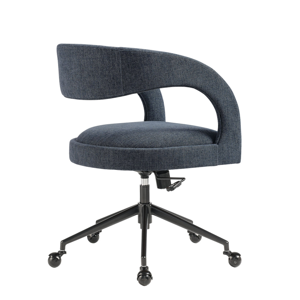 Pinnacle Upholstered Office Chair - Slate Blue