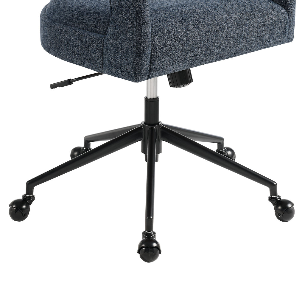 Pinnacle Upholstered Office Chair - Slate Blue