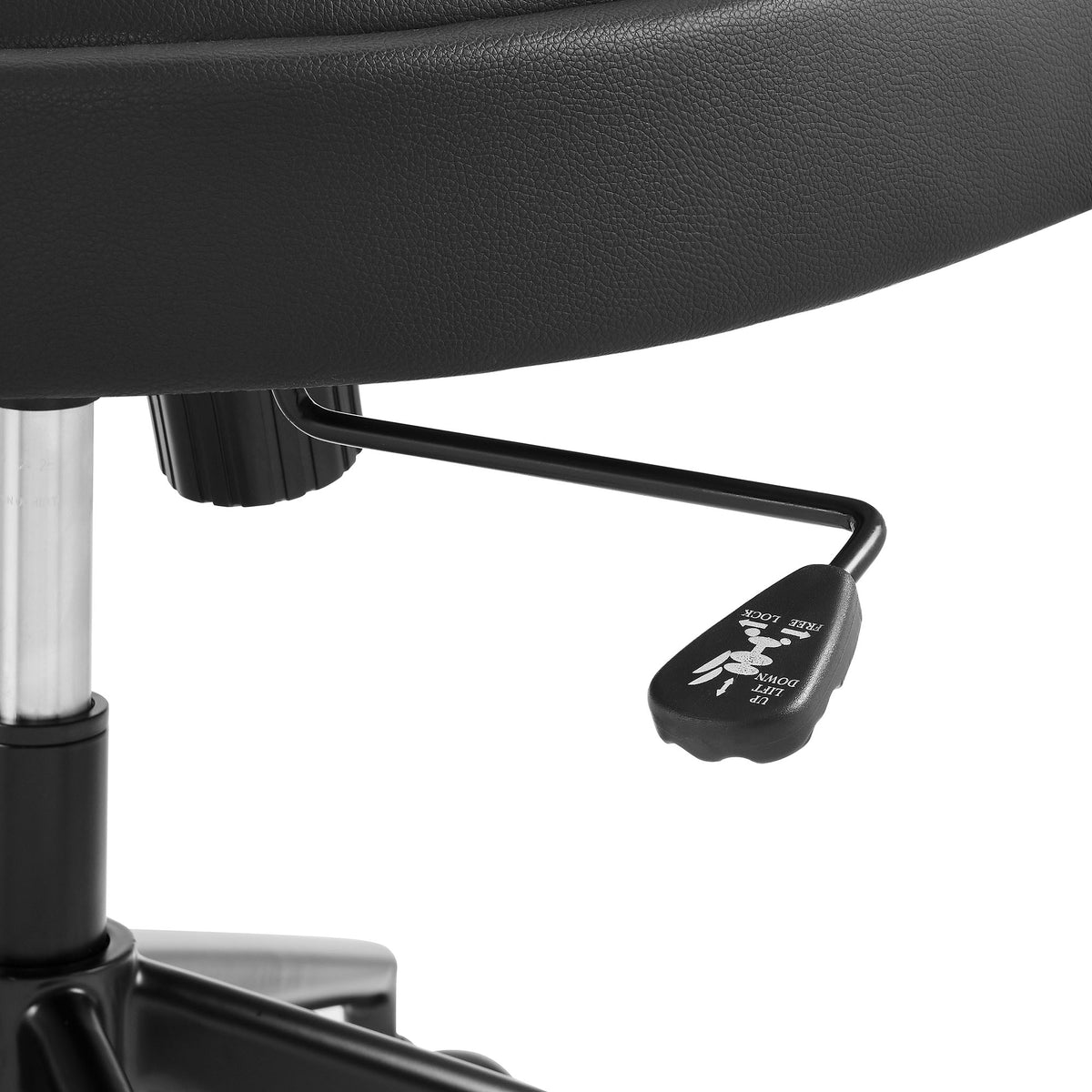 Pinnacle Vegan Leather Office Chair - Black