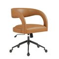 Pinnacle Vegan Leather Office Chair - Tan
