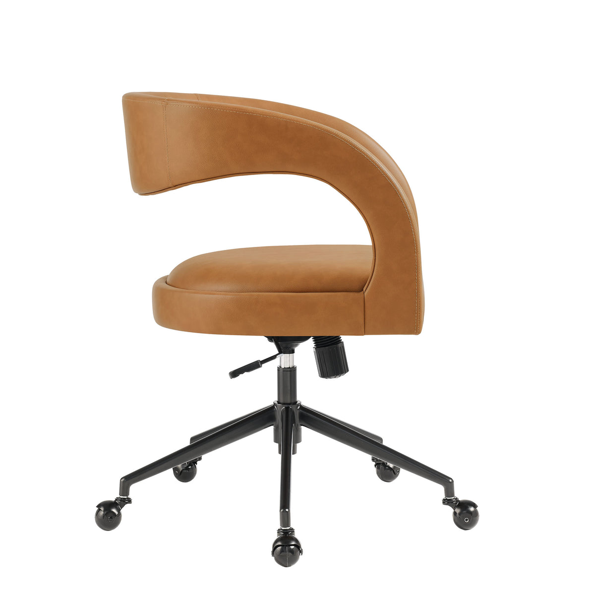 Pinnacle Vegan Leather Office Chair - Tan
