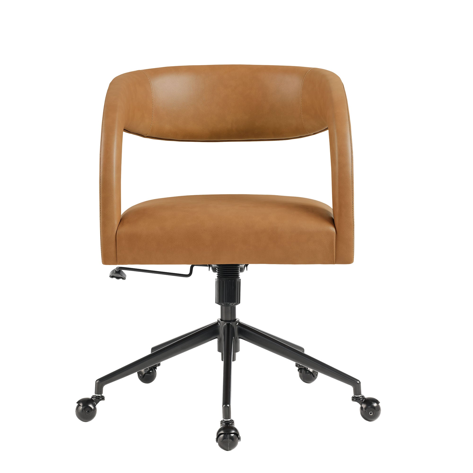 Pinnacle Vegan Leather Office Chair - Tan