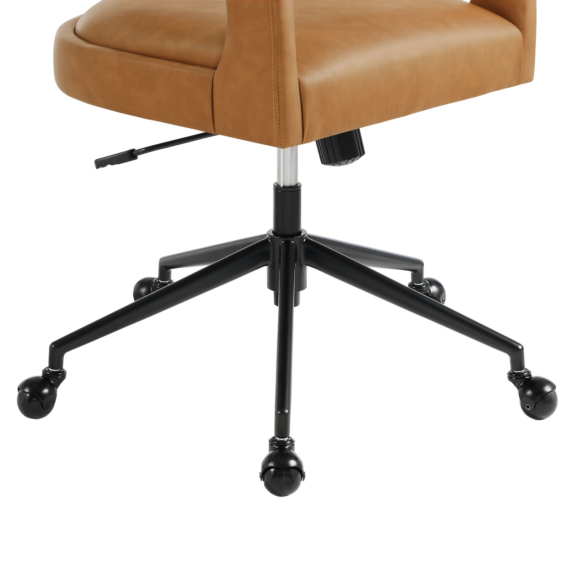 Pinnacle Vegan Leather Office Chair - Tan