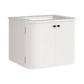 Zia 24" Wall-Mount Bathroom Vanity with Marble Sink - Ivory