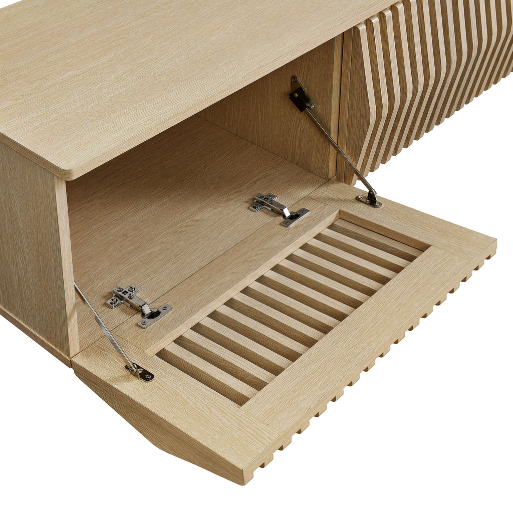 Vaughn 64" Wall Mount TV Stand - Ash