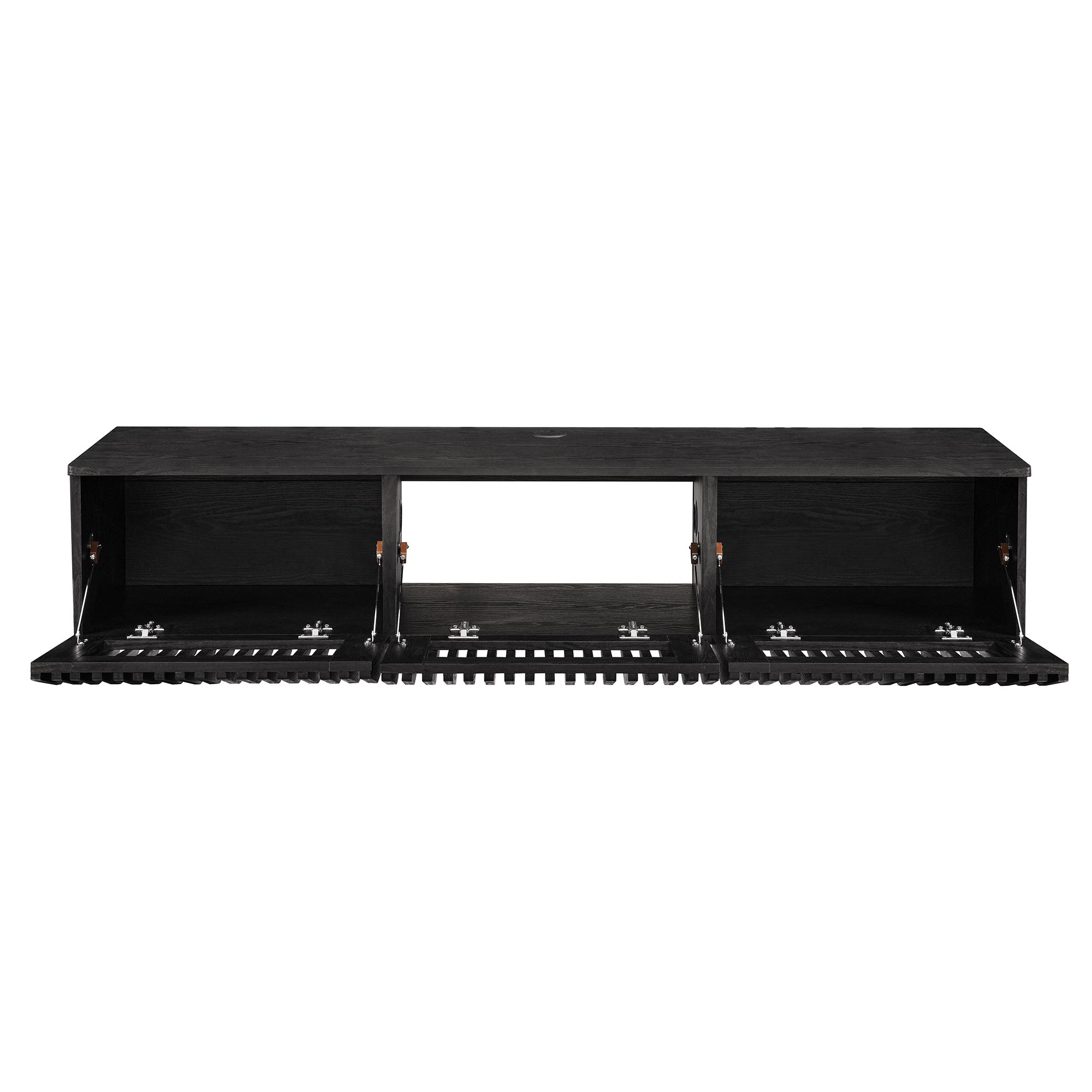 Vaughn 64" Wall Mount TV Stand - Black