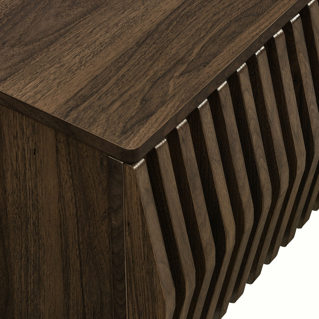 Vaughn 64" Wall Mount TV Stand - Walnut