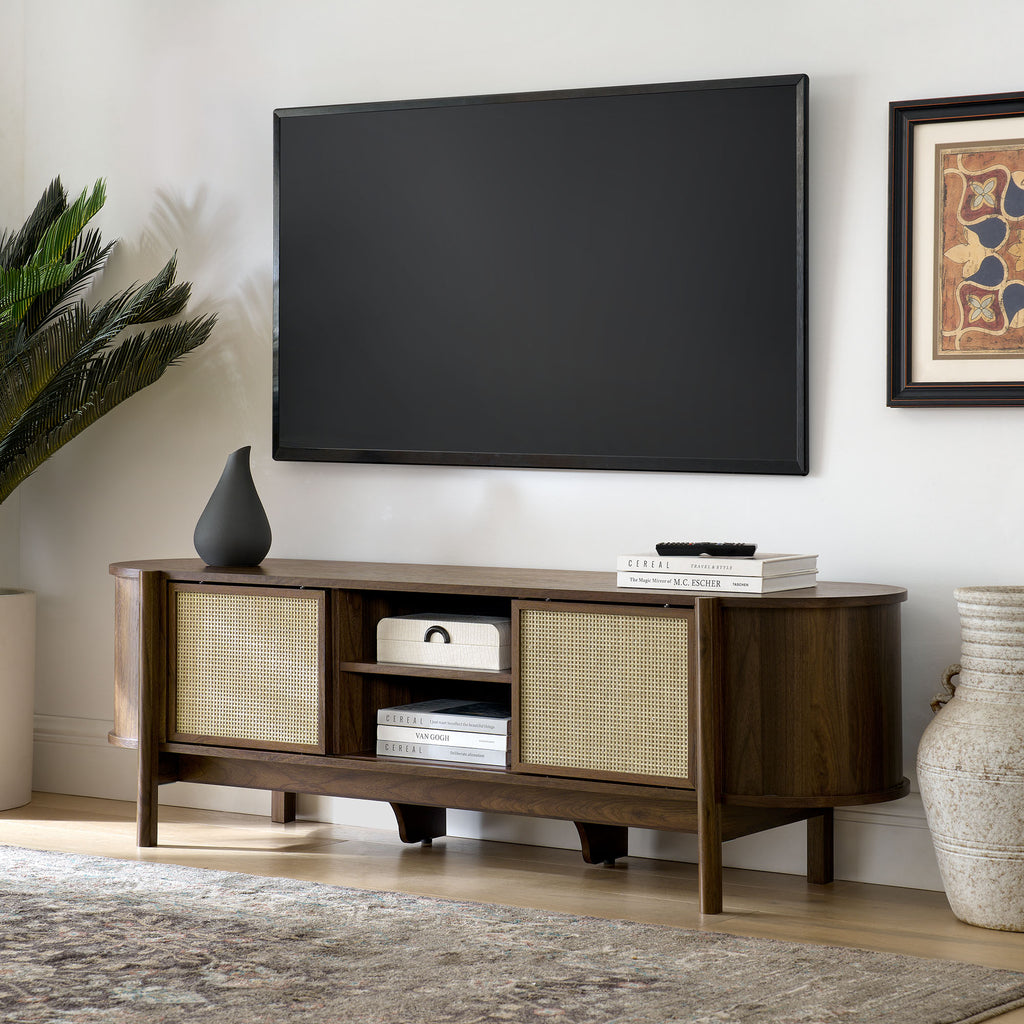 Reid 61" TV Stand - Walnut