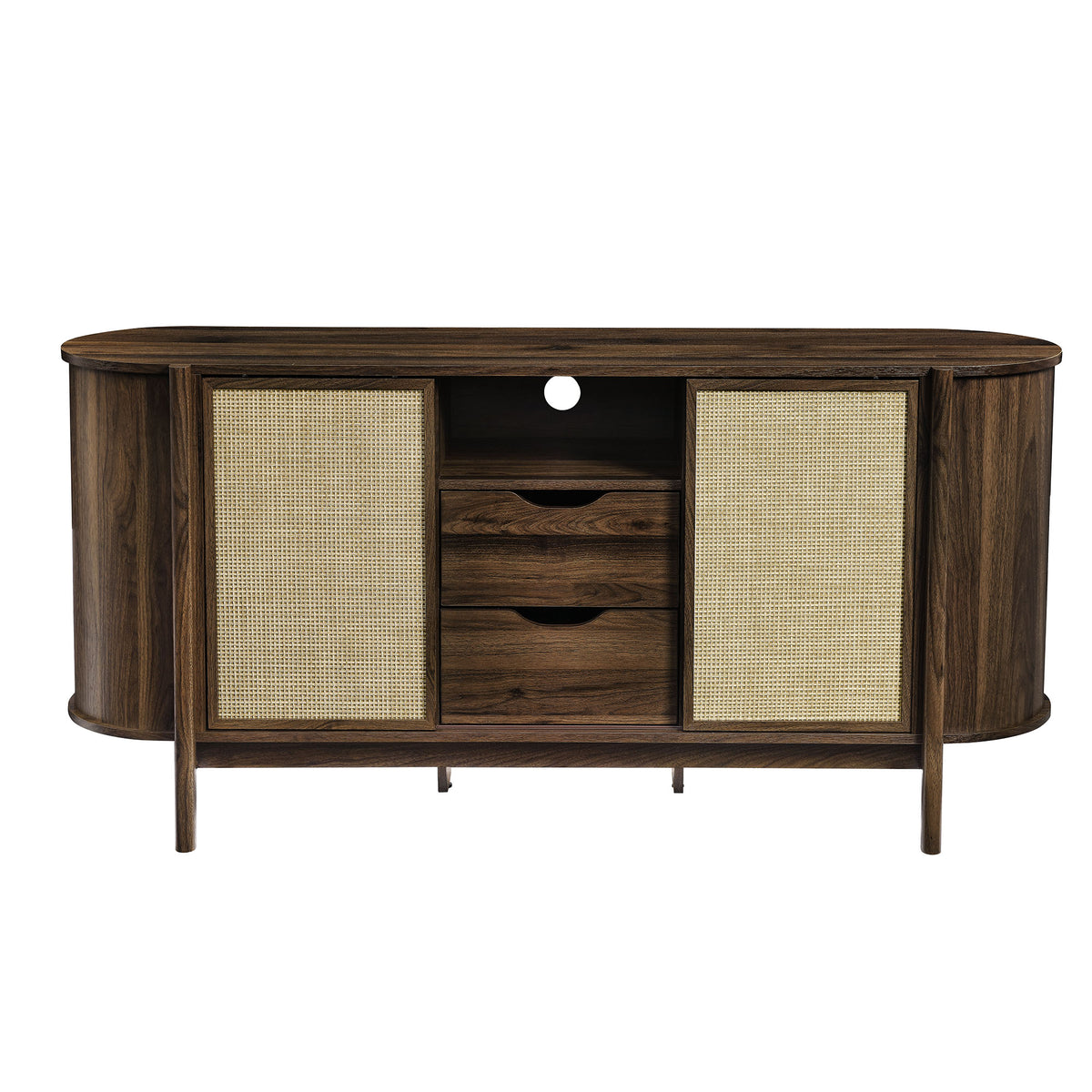 Reid 63" Curved Sideboard - Walnut