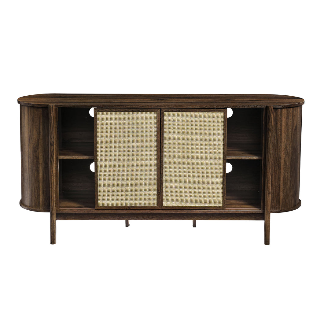 Reid 63" Curved Sideboard - Walnut