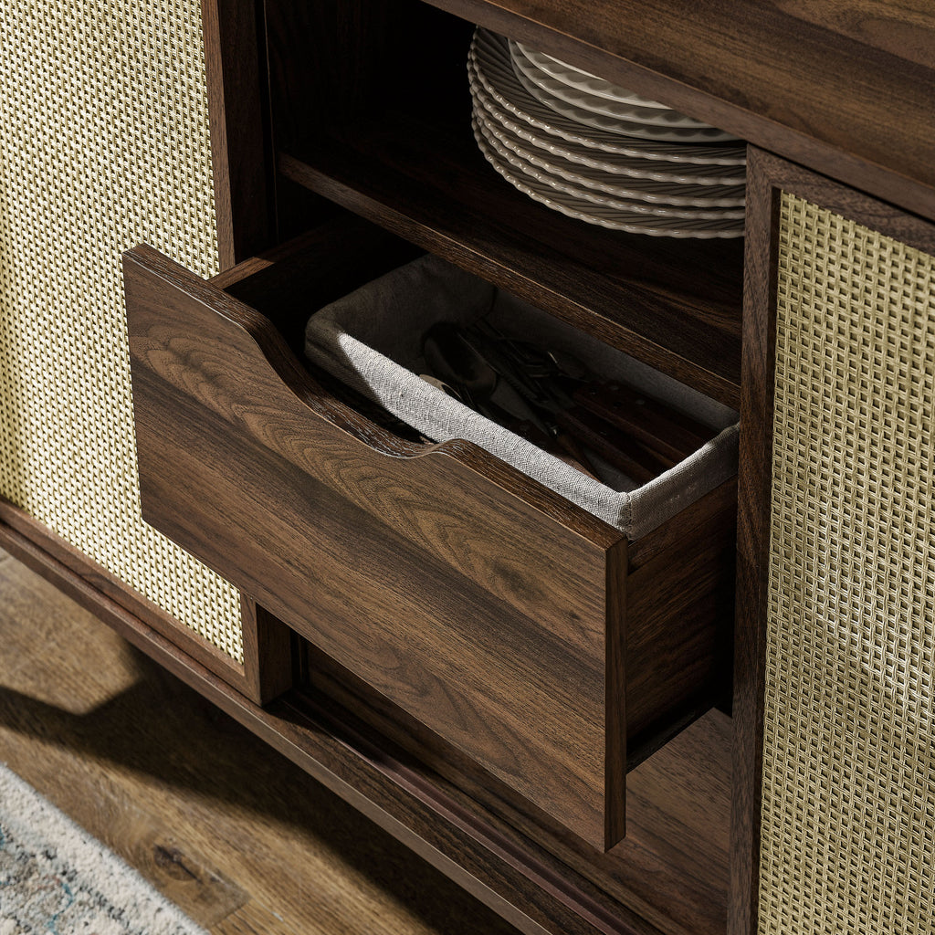 Reid 63" Curved Sideboard - Walnut