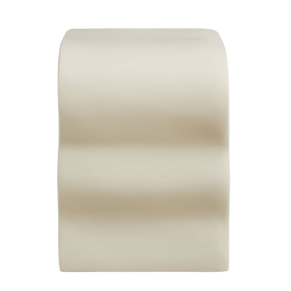 Jorin Squiggle Side Table - Ivory