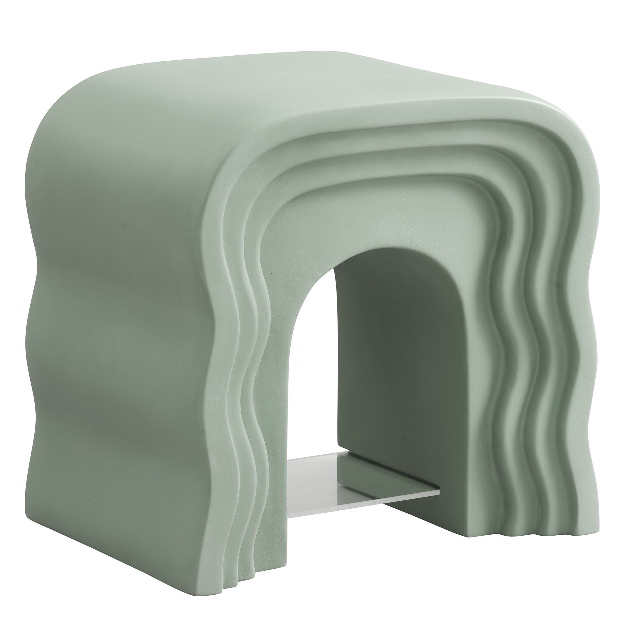 Jorin Squiggle Side Table - Sage
