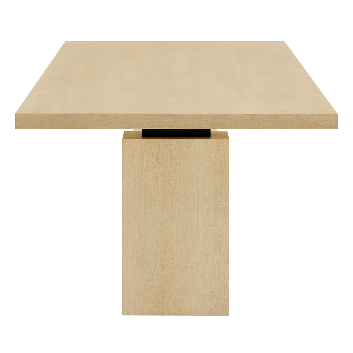 Piston 82" Rectangular Wood Dining Table - Natural