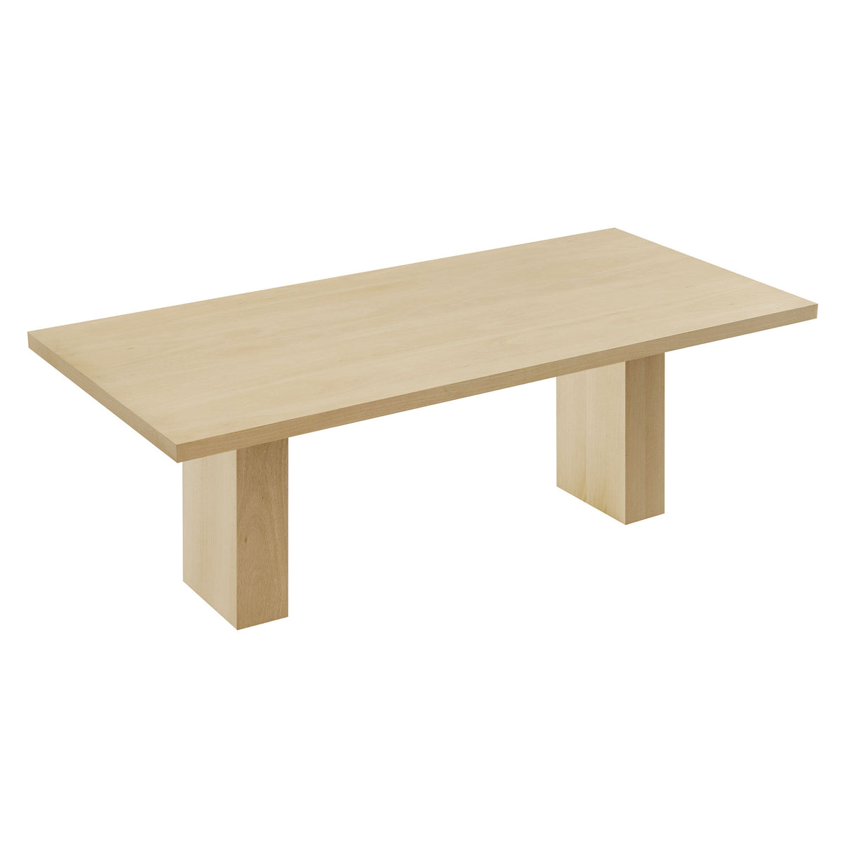 Piston 82" Rectangular Wood Dining Table - Natural