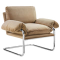 Ansel Performance Velvet Accent Chair - Taupe