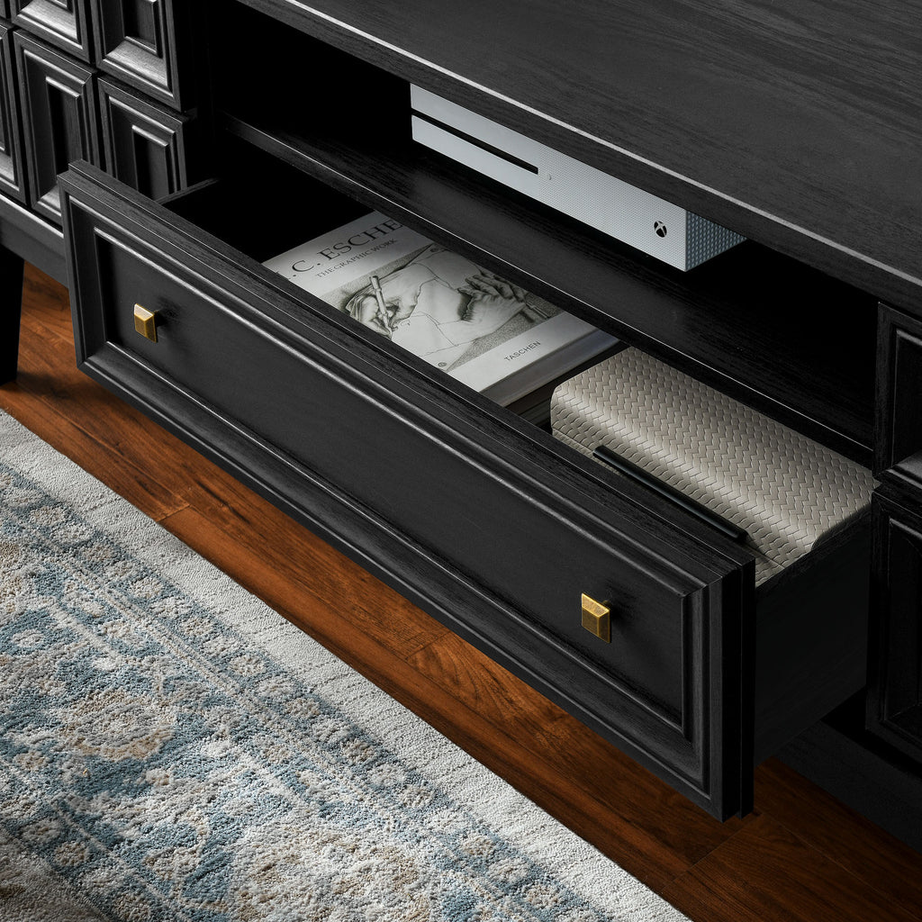 Samos 59" TV Stand - Black