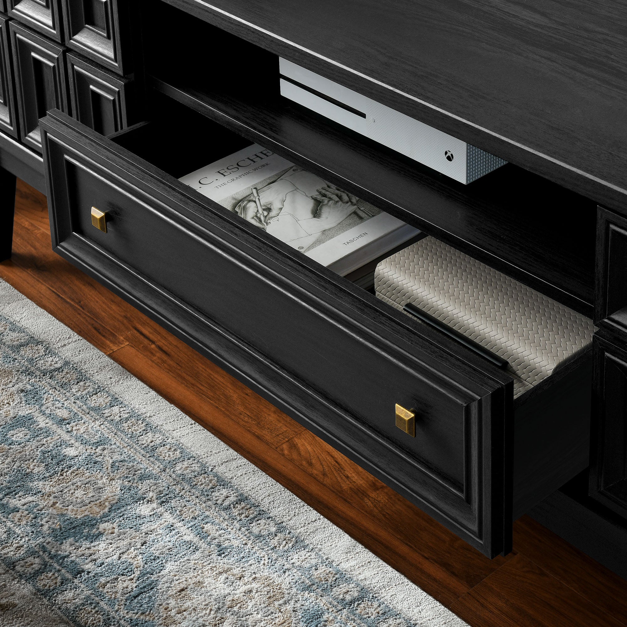 Samos 59" TV Stand - Black