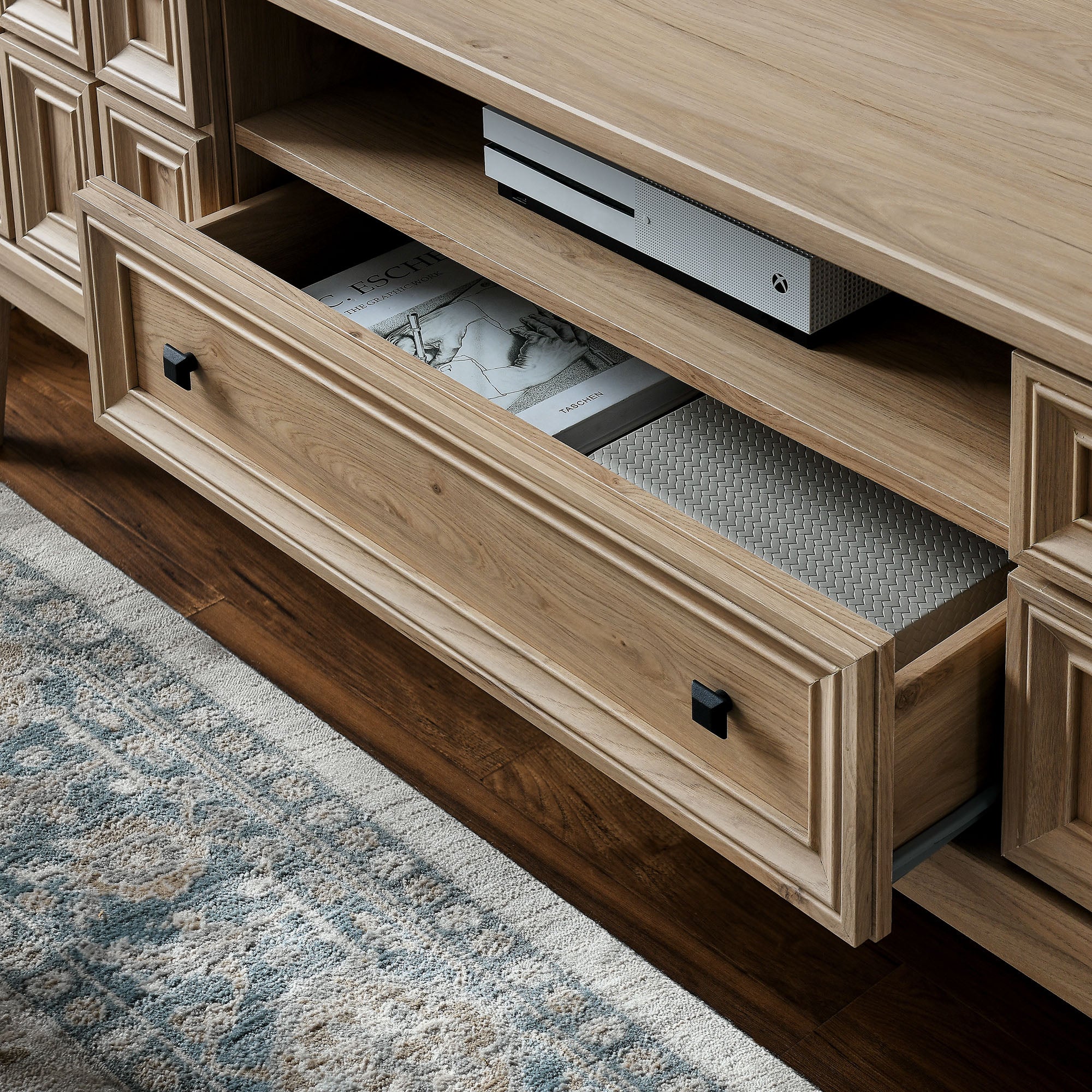Samos 59" TV Stand - Light Oak