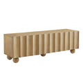 Sorren Scalloped 54" Wood TV Stand - Natural